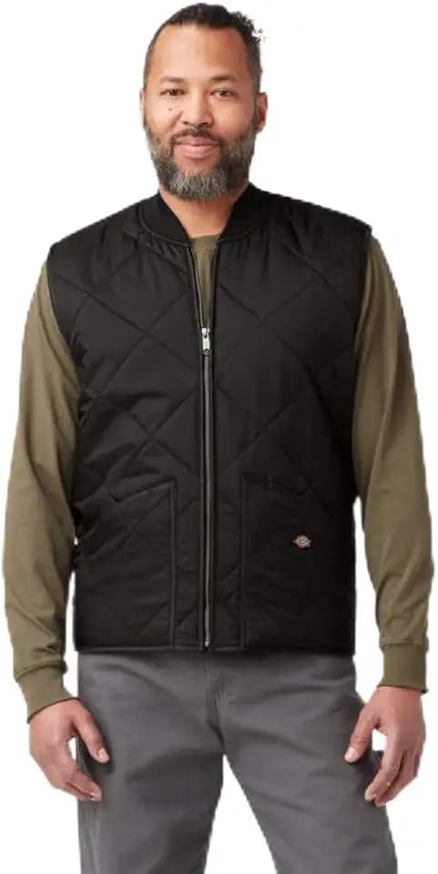 Dickies Men's Big Diamond Quilted Nylon Vest