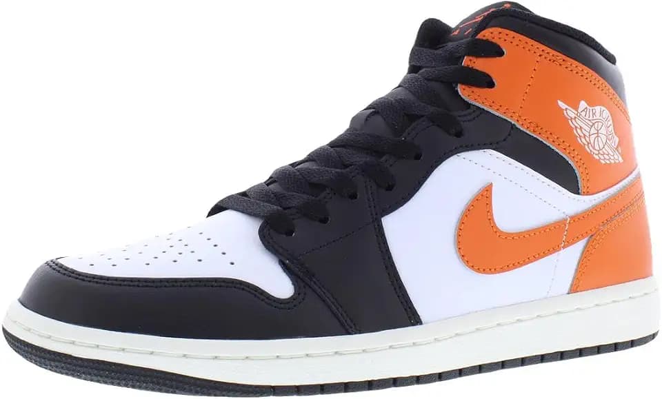 Nike Air Jordan 1 Mid Leather Mens Shoes
