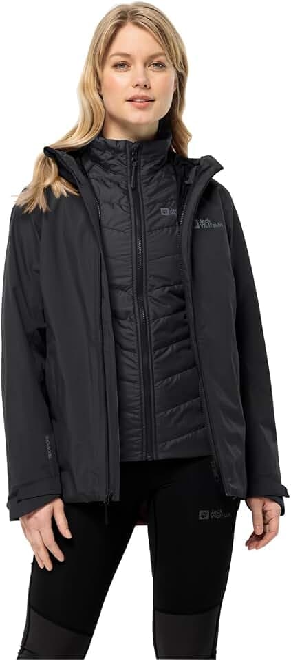 Jack Wolfskin Damen Glaabach 3in1 Jkt M Jacke