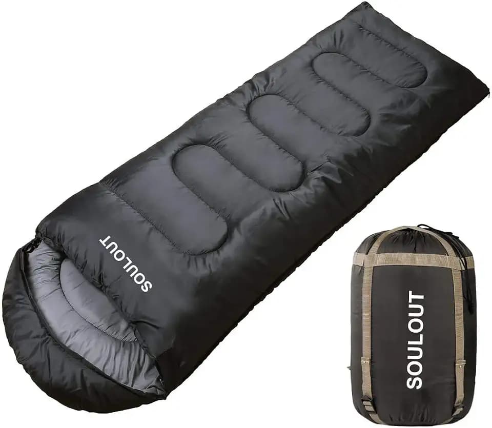 SOULOUT Schlafsack - wasserdicht, leicht, für Camping