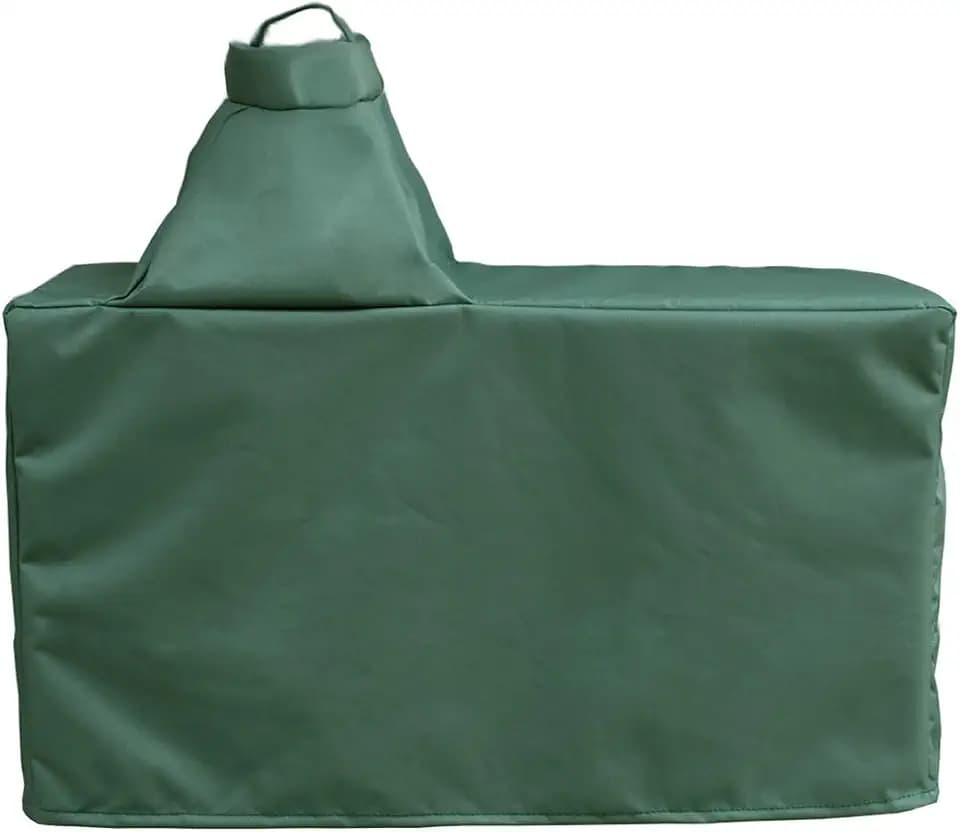 Mini Lustrous Cover for Large Ceramic Egg-type Kamado, Waterproof Fabric, 60'Lx27'Wx31'H, Green