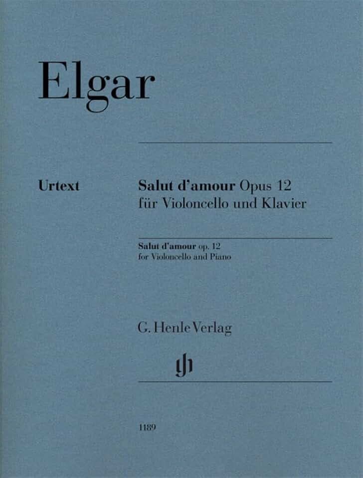 Salut d'amour op. 12 für Violoncello und Klavier: Instrumentation: Violoncello and Piano (G. Henle Urtext-Ausgabe)