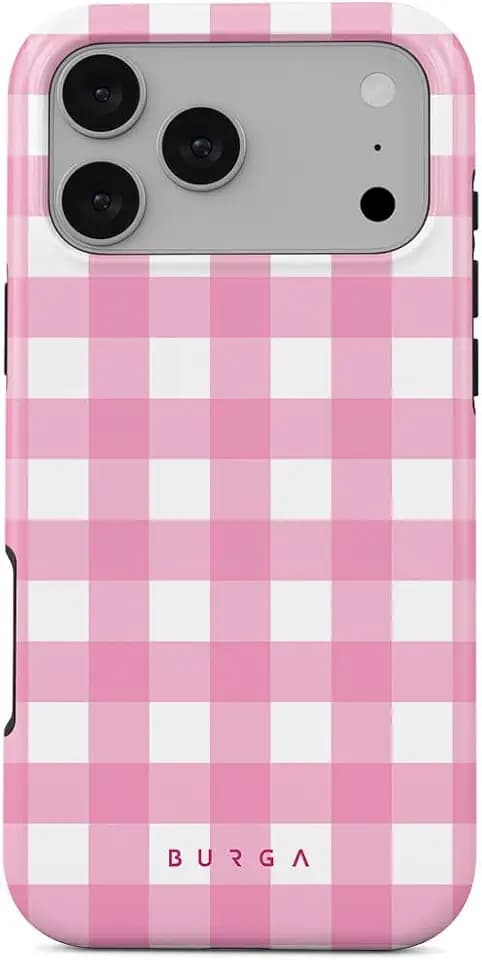 BURGA Unisex Phone Case for iPhone 17 Pro Max – Dual-Layer Design with Shock-Absorbing Silicone & Durable Exterior, Scratch-Resistant Finish and Raised Bezel Edge for Screen Protection & Daily Use
