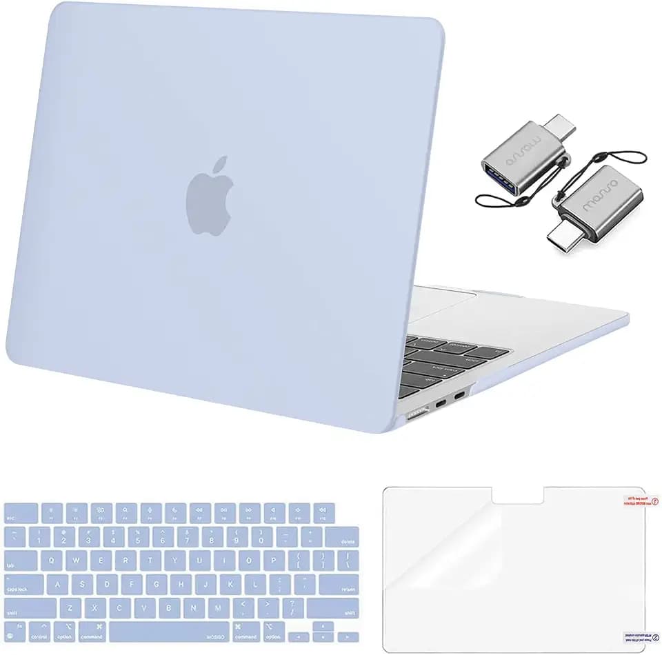 MOSISO Compatible with MacBook Air 13 inch Case M5 2026 M4 M3 M2 2025-2022
