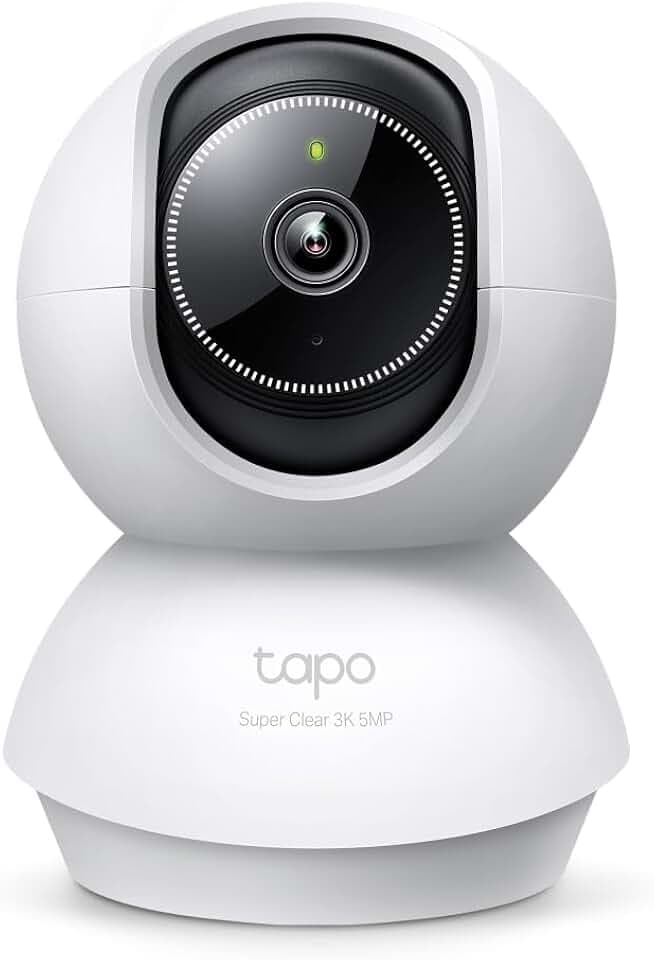 Tapo C230 3K 5MP Überwachungskamera innen 360°, WLAN 2,4GHz, KI-Erkennung, Nachtsicht, Bewegungserkennung, Zwei-Wege-Audio, Kompatibel mit Alexa und Google Assistant, microSD bis 512 GB