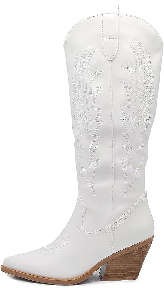 IF Fashion Cowboy Western Damenschuhe Stiefel Stiefeletten Zehe Camperos Texani Nieten ML61