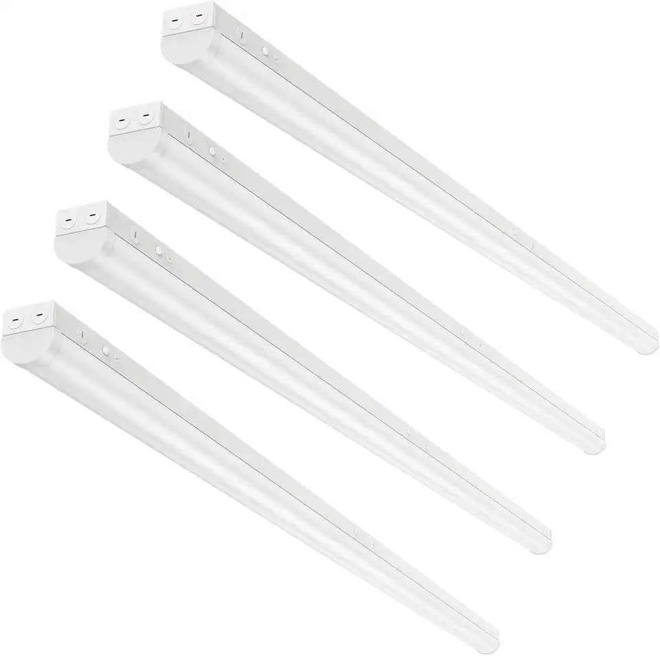 8FT LED Shop Linear Light 100W 13000LM Commercial Strip Light 4 Pack