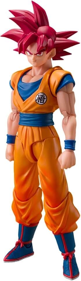TAMASHII NATIONS - Dragon Ball Super - Super Saiyan God Son Goku (God Aura) S.H.Figuarts Action Figure