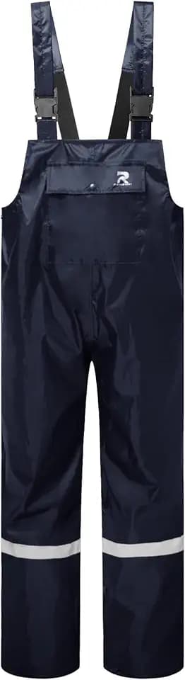 RainRider Bib Rain Pants for Men Waterproof Rain Gear for Women Workwear Bib Overalls Trousers for Fishing
