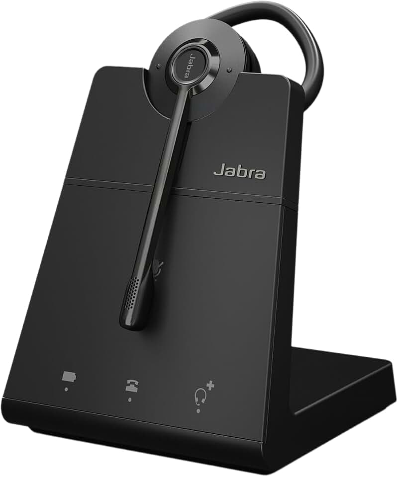Jabra Engage 45 SE (Second Edition) Wireless Convertible Headphone - Bluetooth, Noise-Canceling Microphone, 9 Hour Battery Life, Dual Connectivity, MS Teams Certified, Supports Other Platforms, Black