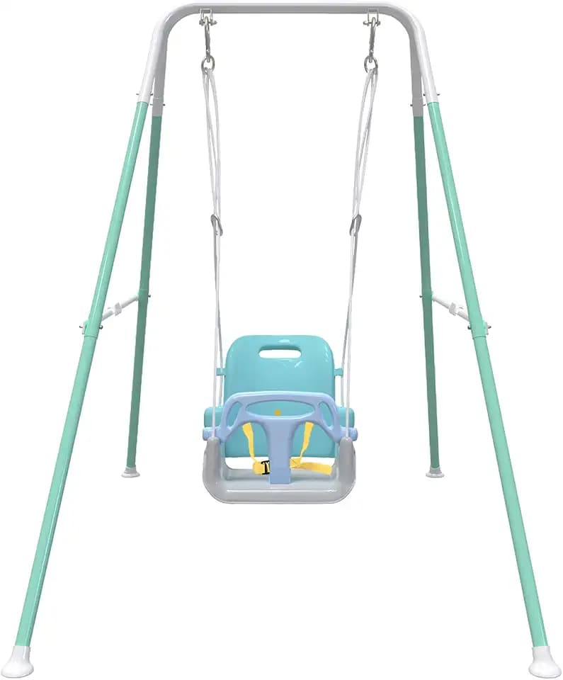 Multifunctional Toddler Swing, Foldable Baby Swing Outdoor & Indoor Use