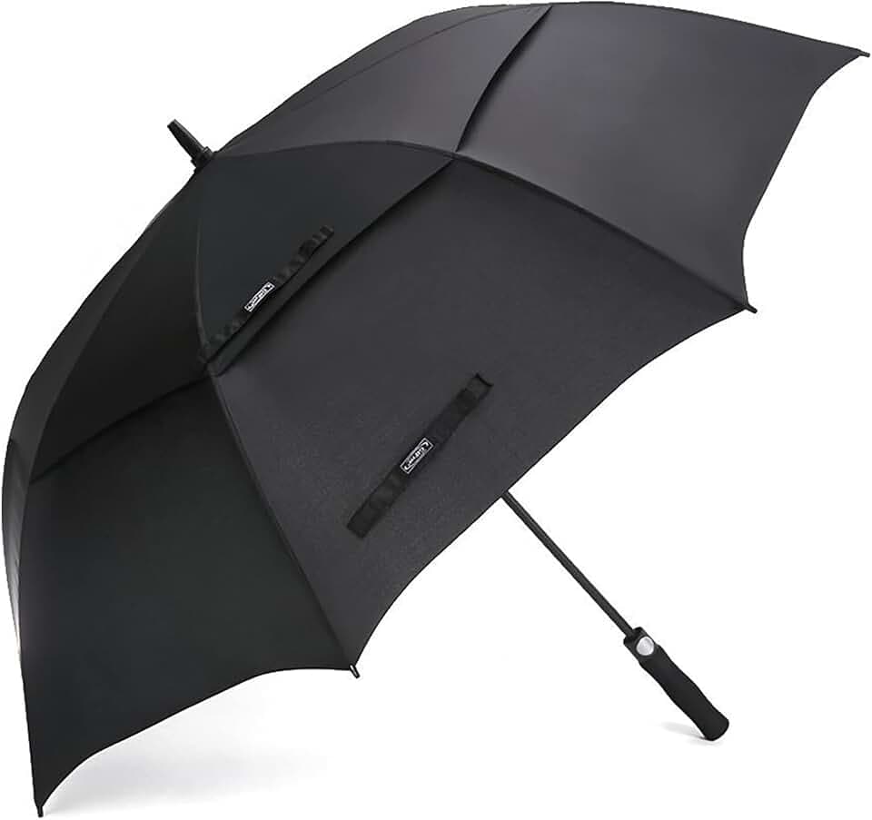 G4Free 55/63/69/72/80 Zoll Golf Regenschirm Winddicht Doppeltes Vordach Extra Groß Übergröße Automatisch Öffnen Wasserdicht Regenschirme