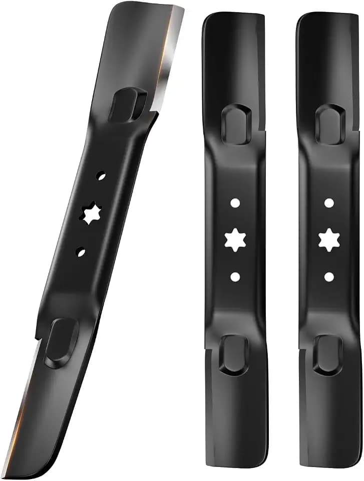 3 Pack 942-05056A 54 inch Mulching Blades, 6 Point Star for ZT1-54
