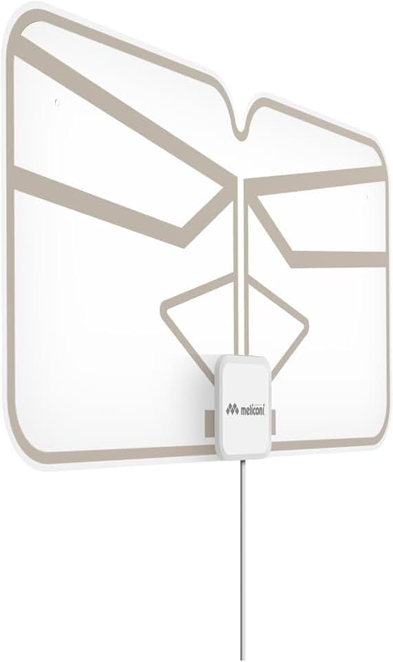 Meliconi Flexi verstärkte Zimmerantenne, DVB-T2 HEVC, DVB-T HD, DAB+