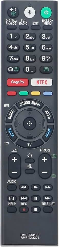 ALLIMITY RMF-TX310E Fernbedienung Ersetzt für Sony Bravia LED LCD TV
