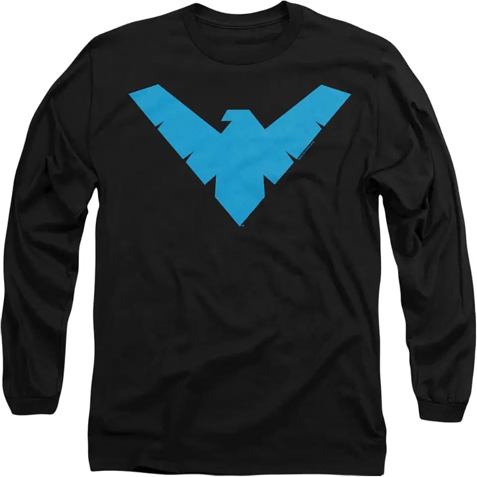 Popfunk Nightwing Logo Longsleeve T Shirt Black