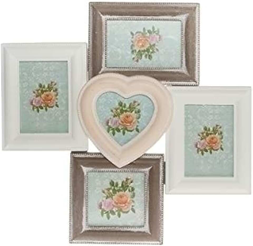 MyFlair Bilderrahmen, MDF, Mehrfarbig, 40 x 3 x 40 cm