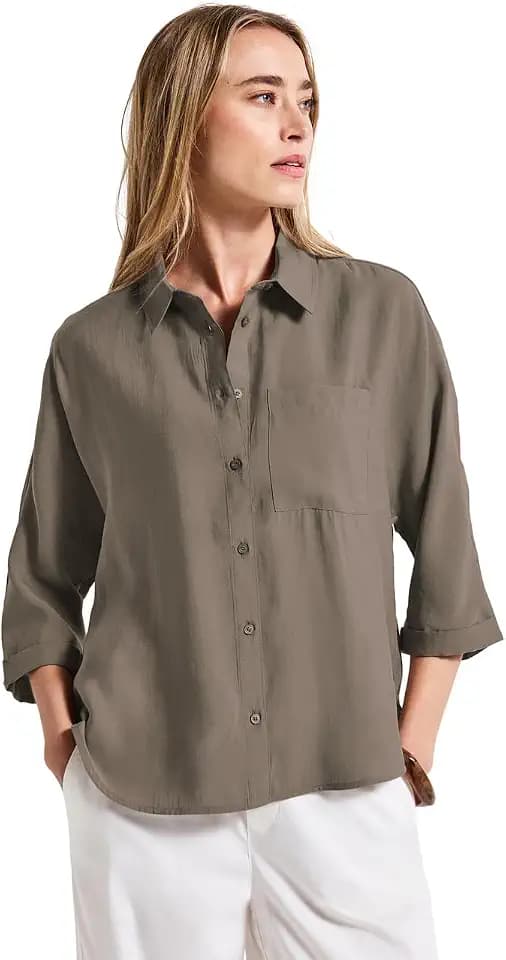 Street One Damen Dolman Hemdbluse