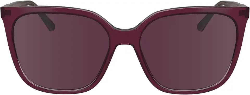 Calvin Klein Unisex CK24509S Sunglasses, 613 Cherry/Rose, 56
