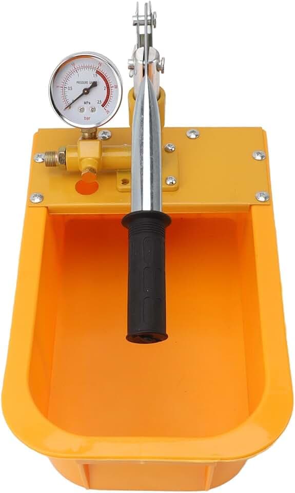 Handpumpen-Wasserdrucktest, Hydrostatischer Pumpentester mit Verlängertem Griff mit Manometer für Rohrleitungen