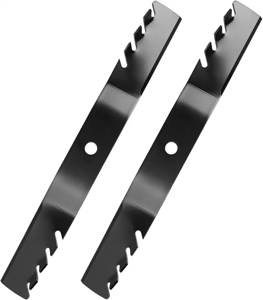M170642 Mulching Blades Fits for John De ere Z335E Z335M Z345M Z345R X330 X350 X354 X370 X380 S220 S240 Riding 42 Inch Mower Deck, Replaces for M170639 UC22008 GY20683, 2 Pack