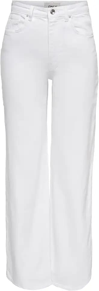 ONLY Female Jeans mit weitem Bein ONLJUICY Hohe Taille Weiter Beinschnitt Jeans