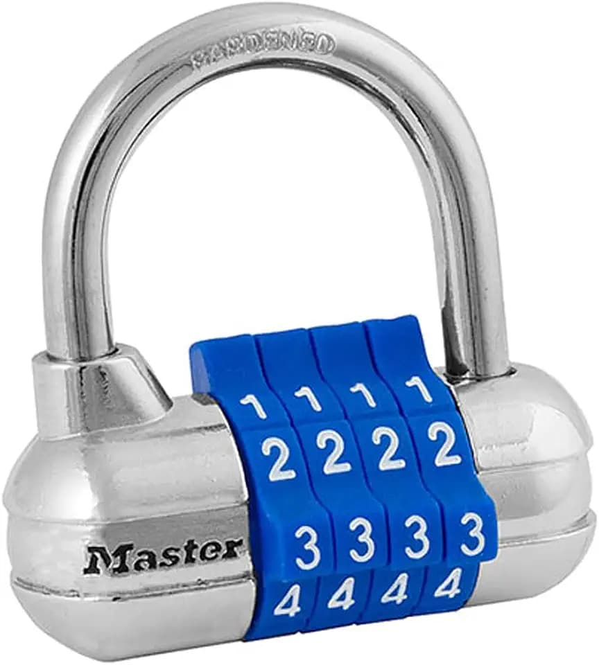 Master Lock Combination Padlock, Customizable Code Lock, Indoor Lock1523D
