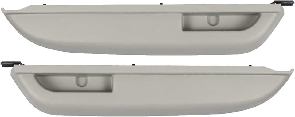 marddpair 1 Pair Interior Trim Front Driver and Passenger Side Door Armrest Replacement for Chevy Truck 1990-1994 15691229 15691230 Light Gray
