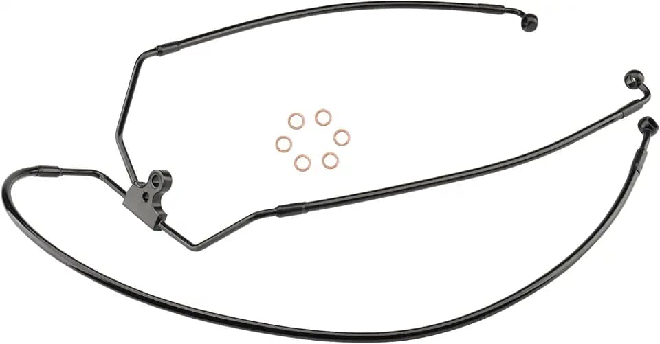 1996-2013 Touring 16" Handlebar Extension NO ABS Brake Line, Black
