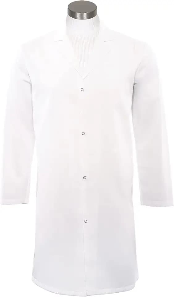 Fame® Unisex Butcher Coat – K86 - White/SM (WFA83253WHSM)