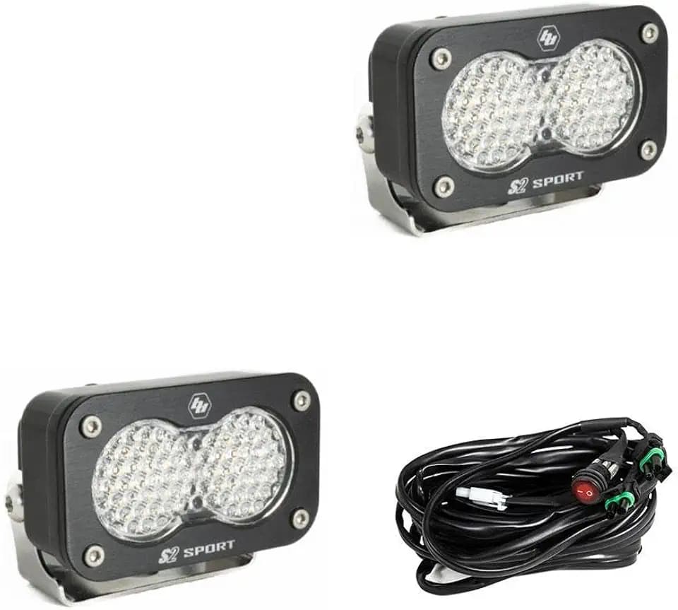 Baja Designs, 547806, LED Light, S2 Sport, Black, Work/Scene, Pair