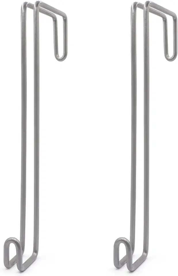 Over The Wall Heavy Duty Concrete Cinder Cement Block Wall Outdoor No Drill Fence Hooks Hangers - Extra Long Large Rafter Ladder Pool Equipment Pole Hangers for Planters Hoses Horse Tack Organization