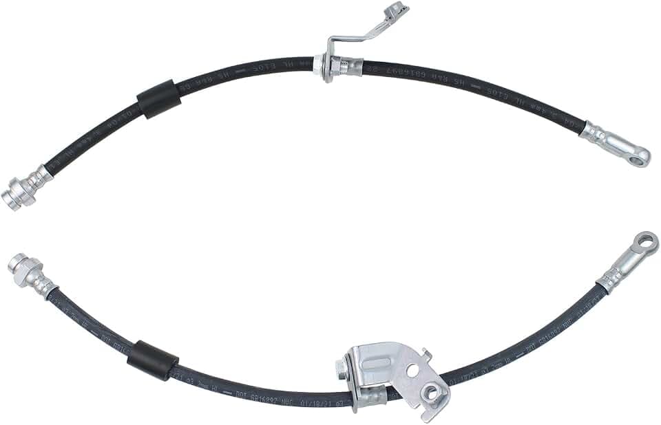 Pair Left and Right Front Brake Hydraulic Hose Set