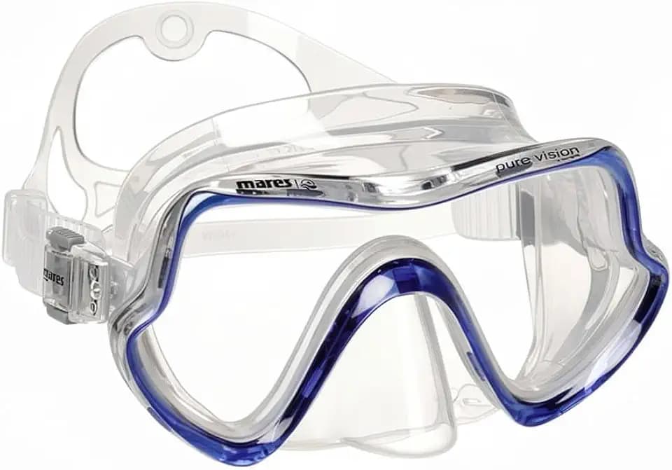 Mares Pure Vision - EIN-Glas Schnorchelmaske, Weitwinkel
