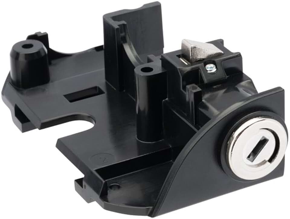 AXA Bosch Rack BES2 Fahrrad-Batterischloss – kompatibel mit Bosch 2 – Akkuschloss – Schwarz