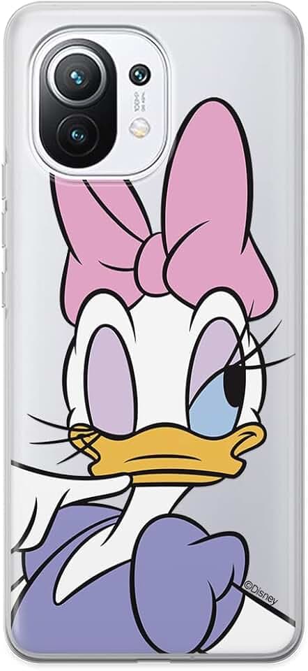 ERT GROUP Handyhülle für Xiaomi 11 Original und offiziell Lizenziertes Disney Muster Daisy 003 optimal an die Form des Handy angepasst, teilweise transparent