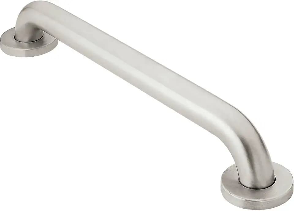 Moen R8932P Bathroom Safety 32-Inch Grab Bar with Concealed Screws, Peened