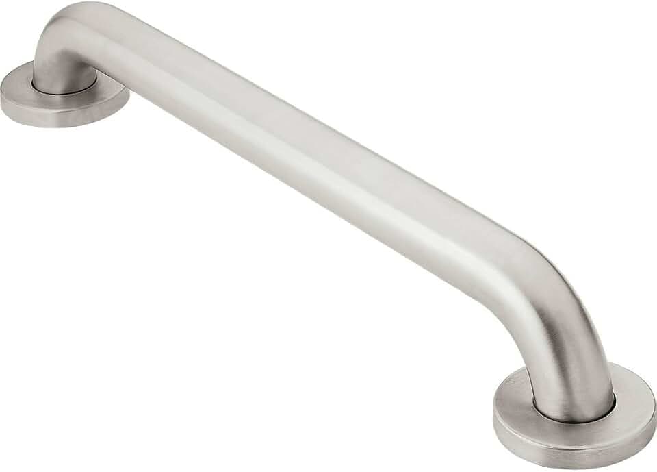 Moen 8912 Home Care 12-in Stainless Steel Grab Bar with Concealed Screws