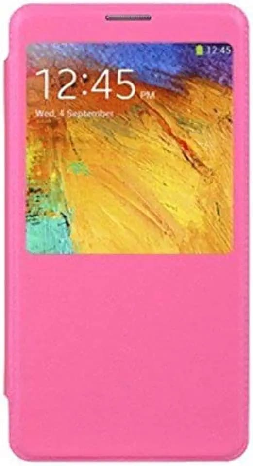 Dream Wireless Cover Flip Case and Stand Feature with Viewing Window for Samsung Galaxy Note 3, Pink