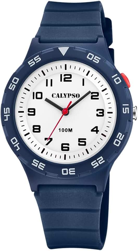 Calypso Herrenuhr Analog aus Kautschuk Blau dunkel
