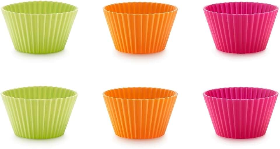 Lékué Cupcake-Form, Silikon, mehrfarbig, 10 cm