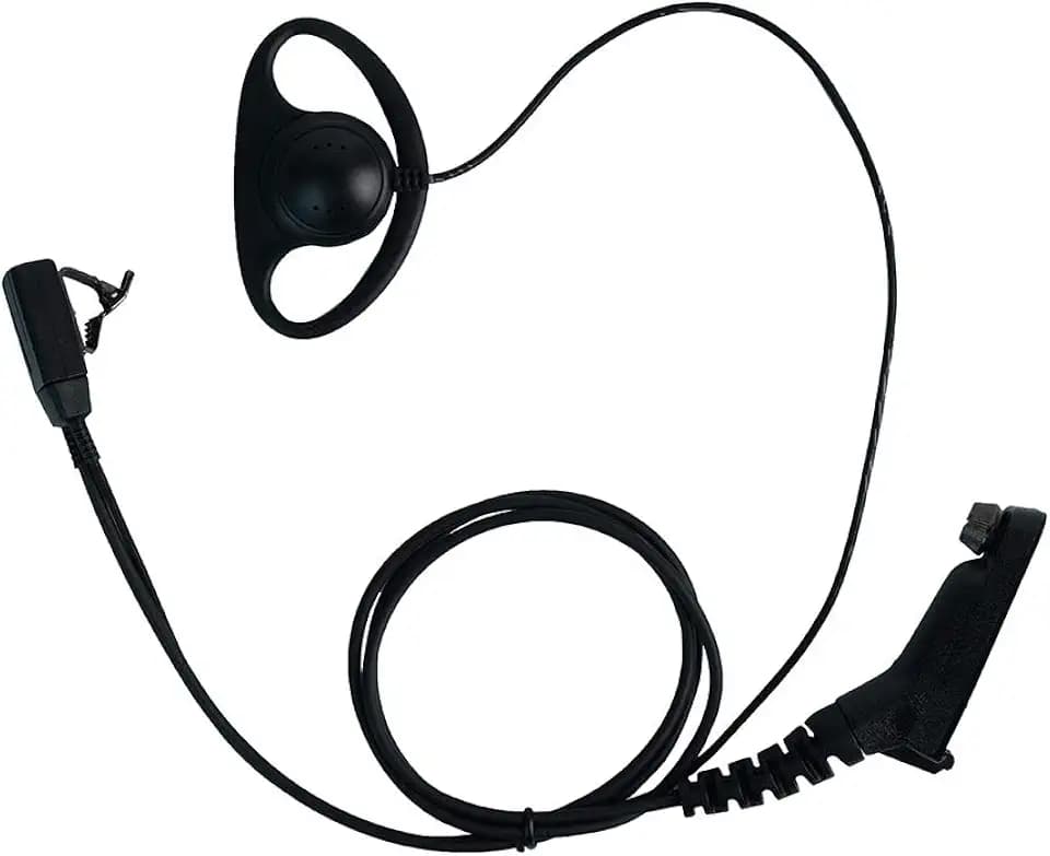 D-Shape Earpiece Compatible with Motorola XPR6550 APX6000