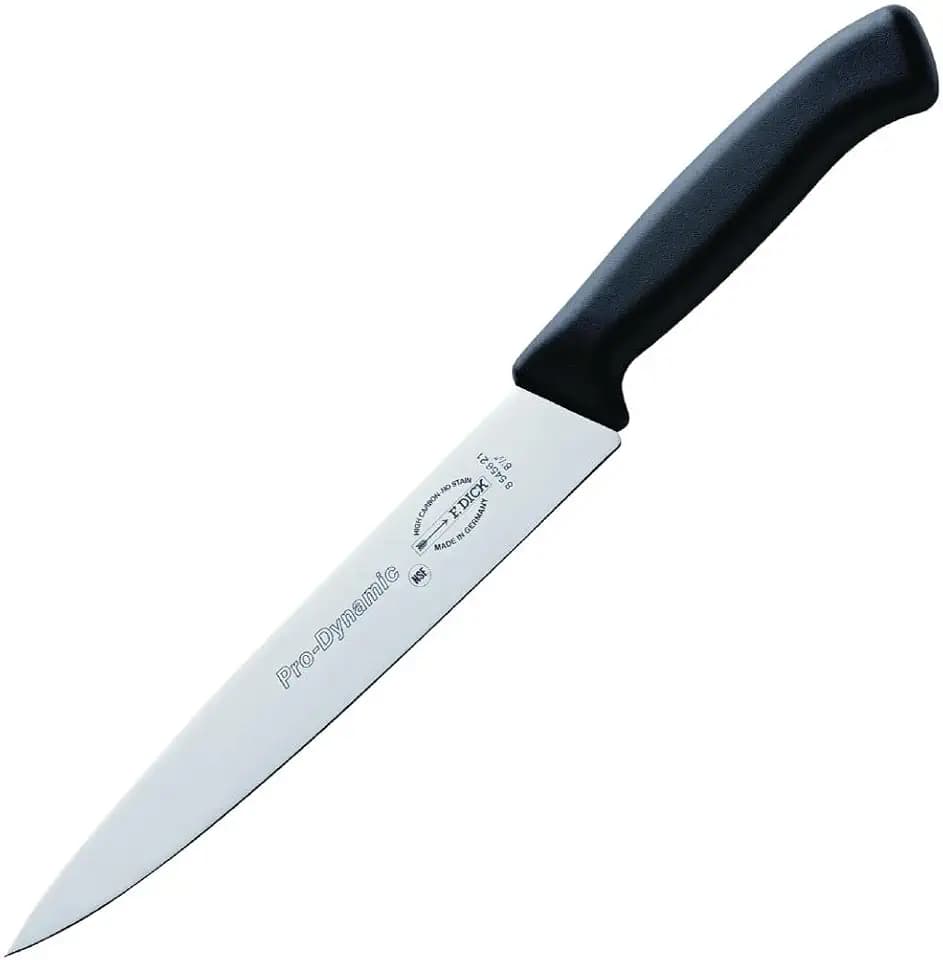 F. Dick ProDynamic Tranchiermesser (Klingenlänge 21 cm, Küchenmesser, Klinge X55CrMo14 Stahl, Härte 56°, Messer) 85456212, 33.70 x 3.66 x 1.85 cm
