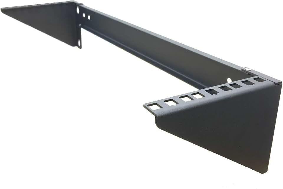 JINGCHENGMEI 3U Vertical Wall Mount Patch Panel Bracket -Steel
