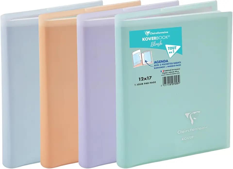 Exacompta - Koverbook Tageskalender 12 x 17 cm – August 2026 bis Juli 2027