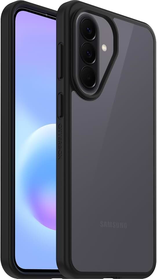 OtterBox React Hülle für Samsung Galaxy A57 5G, Transparent/Schwarz