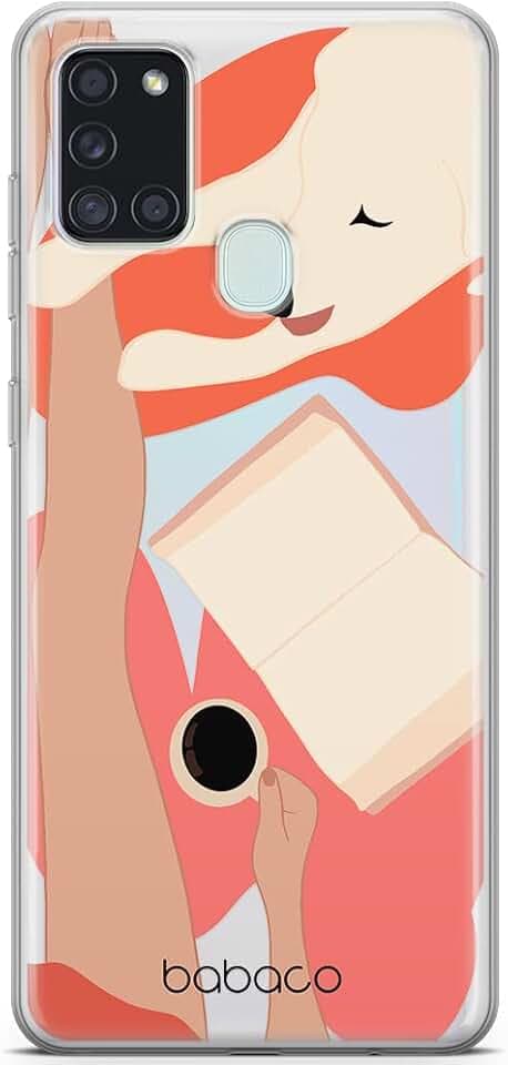 Babaco ERT Group Handyhülle für Samsung A21s Original und offiziell Lizenziertes Muster Dogs 002 optimal an die Form des Handy angepasst, teilweise transparent