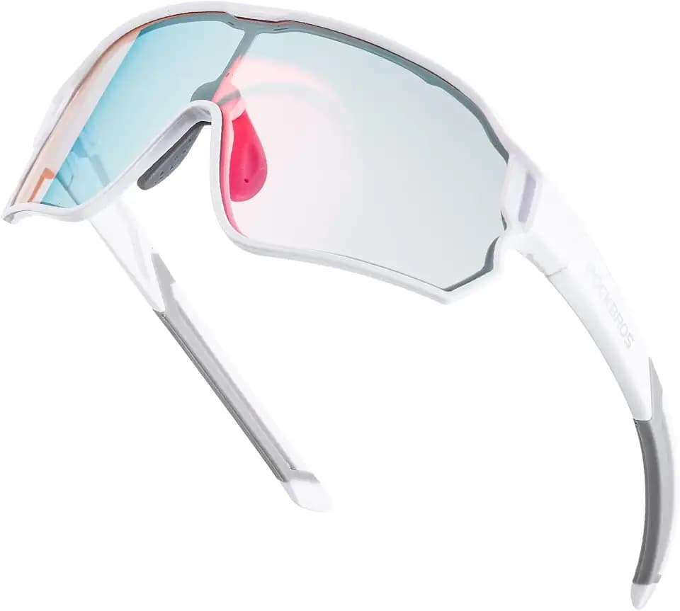 ROCKBROS Selbsttönende Fahrradbrille Sportbrille Jugendliche Sonnenbrille Kinder Radbrille UV400 Schutz Fahrrad mit TR90 Rahmen