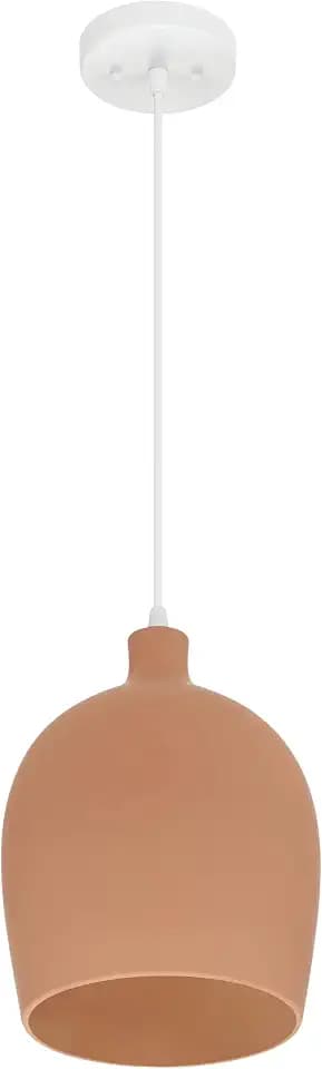 Ceramic Bell-Shaped Pendant Light, Large