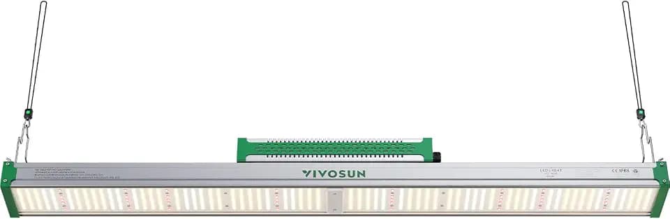 VIVOSUN VSX3200 LED Grow Lights, 2 x 4 Ft. Coverage with 1000Pcs Samsung LM301 Diodes, Daisy Chain Dimmable Full Spectrum Grow Lamp for Indoor Plants Seedling Veg and Bloom Plant Grow Lamps